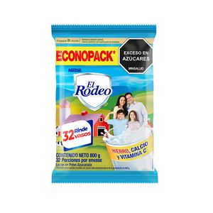 Leche en Polvo El Rodeo Econopack x 800 g