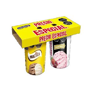 Helado Colombina Nucita x 300 g + Frutos Rojos x 300 g