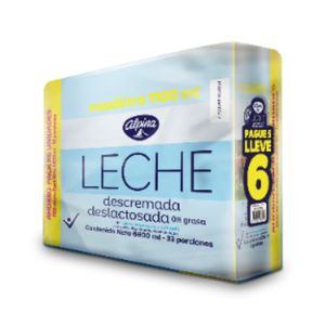 Leche Deslactosada Alpina Descremada x 1.1 L