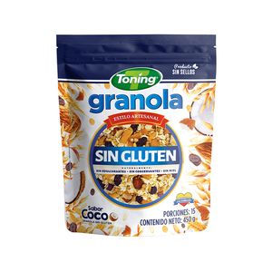Cereal Granola Toning Sin Gluten x 450 g