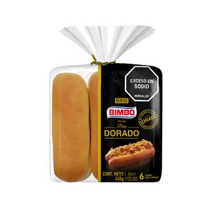 Pan Perro Bimbo Dorado x 405 g