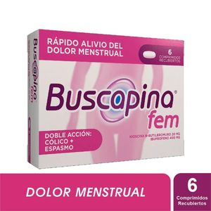 Analgésico Buscapina Fem x 6 und
