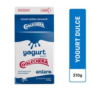 Yogurt Entero Coolechera x 210 g