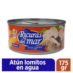 Atún Ricuras del Mar Lomito en Agua x 175 g