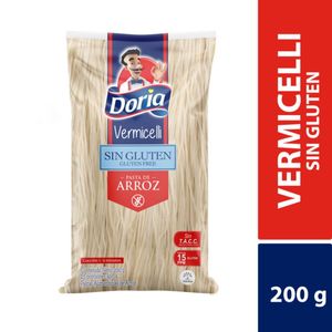 Pasta Vermicelli Doria de Arroz Sin Gluten x 200 g