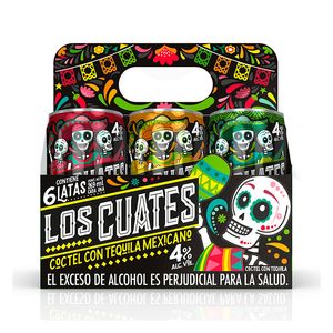 Coctel Los Cuates Surtido 6 unds x 269 ml c/u