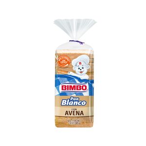 Pan Bimbo Avena Blanco x 385 g