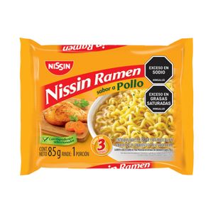 Sopas Nissin Ramen Sabor a Pollo x 85 g
