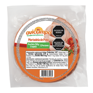 Mortadela de Pollo Avicampo x 250 g