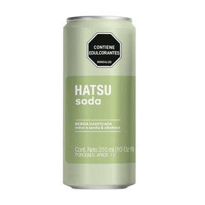 Gaseosa Soda Hatsu Sandía Albahaca x 310 ml