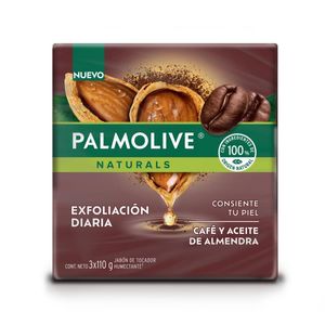Jabón de Tocador Palmolive Café/Almendra 3 unds x 110 g c/u